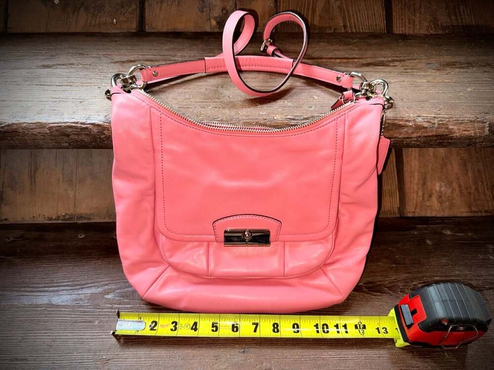 Coach Kristin Pink Y2K Leather Hobo Shoulder Bag - Picture 2 of 12